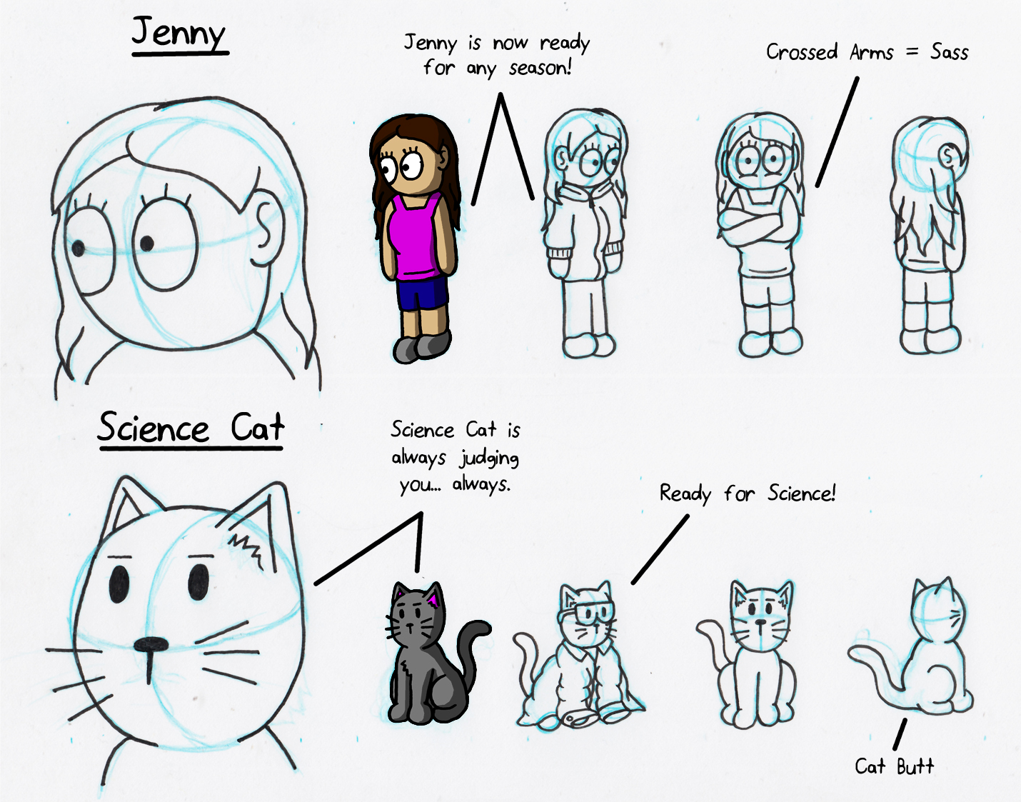 Fun Fact:  Science Cat invented 7 forms of interdimensional travel  during this redesign... you wouldn't understand 8 of them.