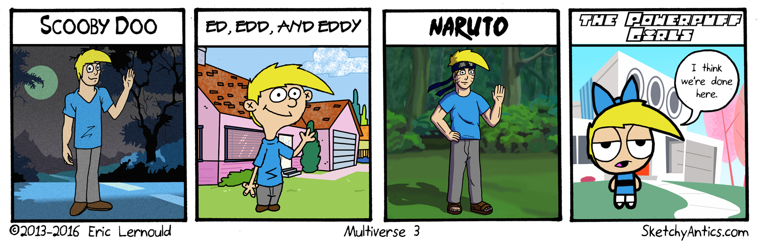 Fun Fact:  Ed, Edd and Eddy and Naruto were my two favorite shows when I was a kid.