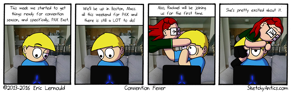 Fun Fact:  Rachael is is leveling up her inner Geek-Ninja by joining us at her first ever PAX this year!