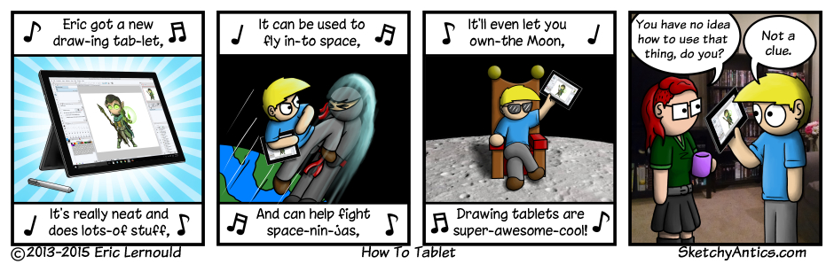 Fun Fact:  This is the first comic using the new tablet! XD