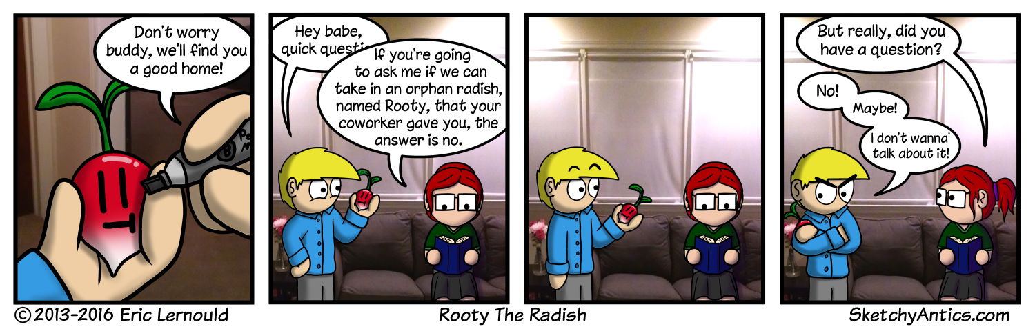 Fun Fact: My coworkers named Rooty, but we all agreed that Rooty is really a better name for a rutabaga.